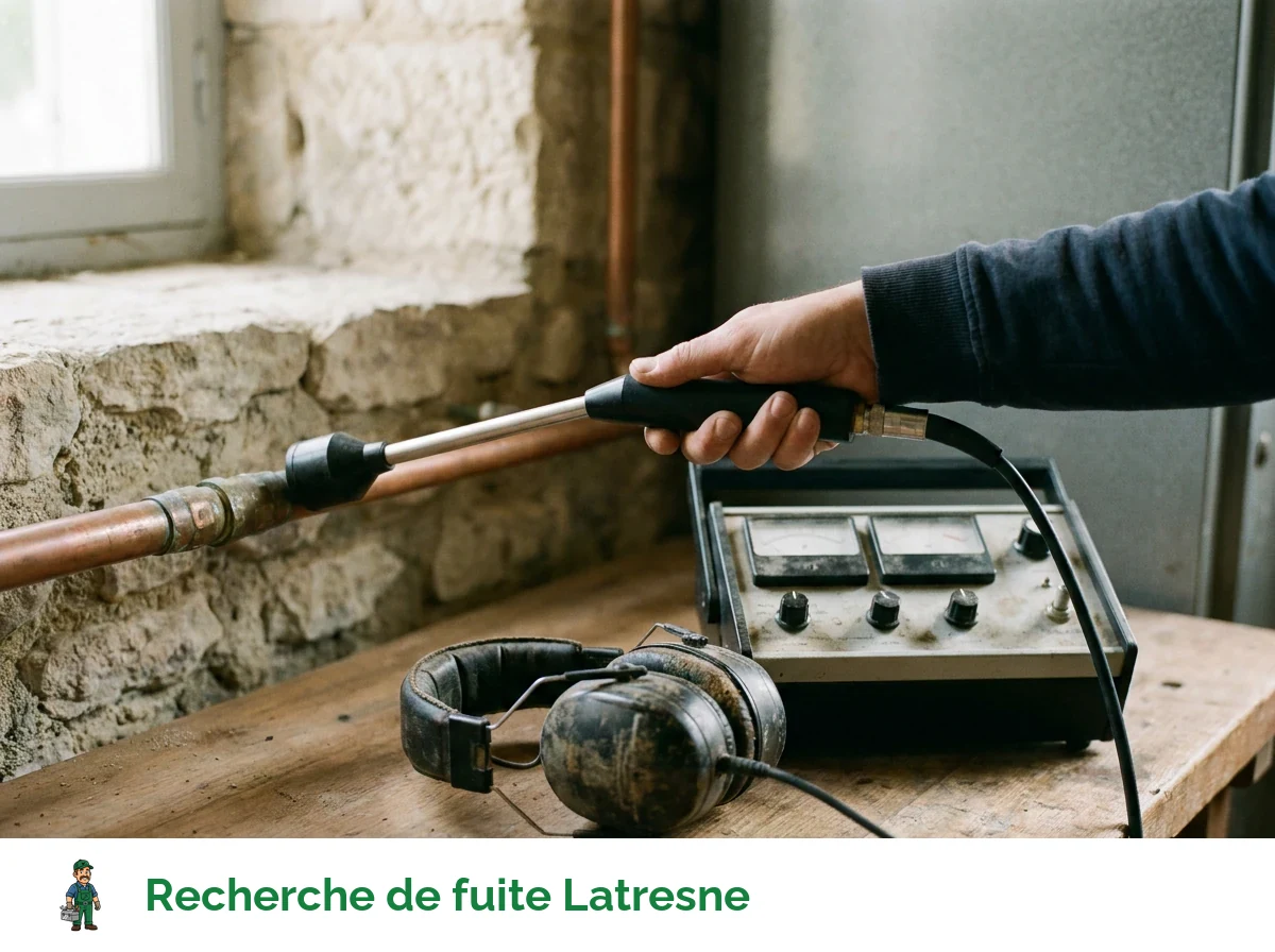 Recherche de fuite à Latresne