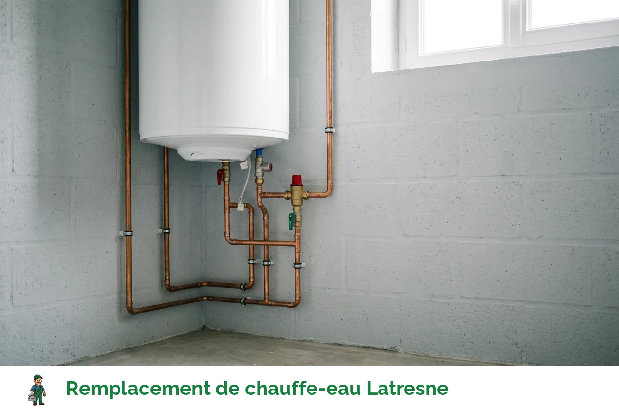 Remplacement de chauffe-eau à Latresne