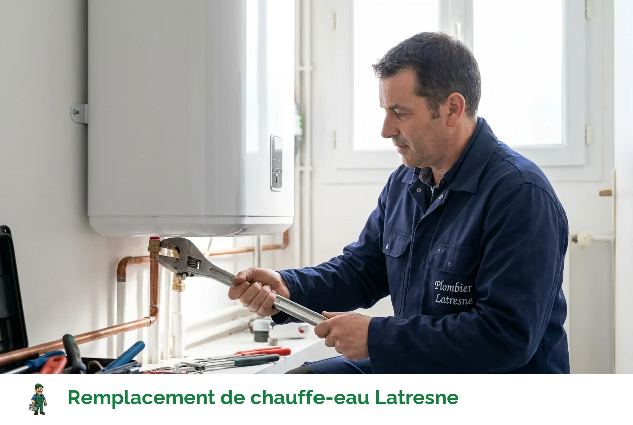 Remplacement de chauffe-eau à Latresne