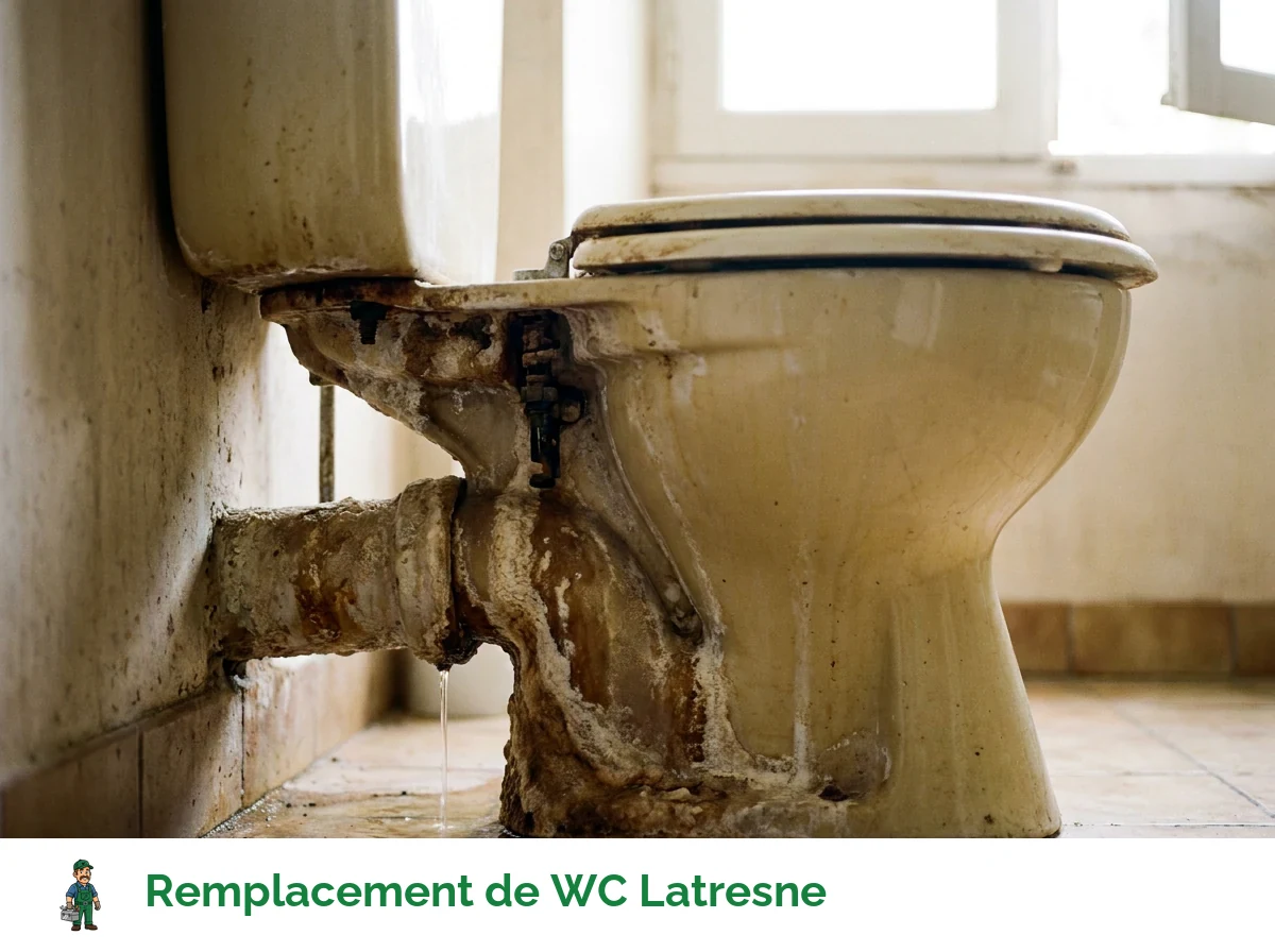 Remplacement de WC à Latresne