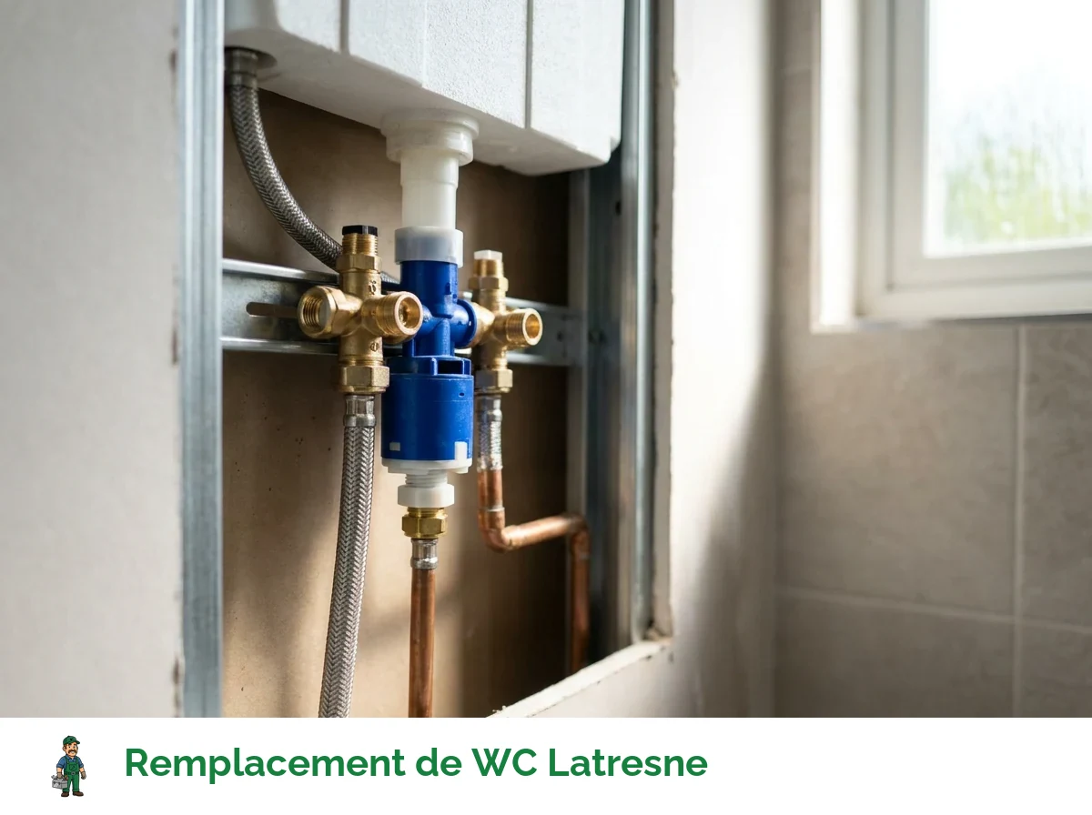 Remplacement de WC à Latresne